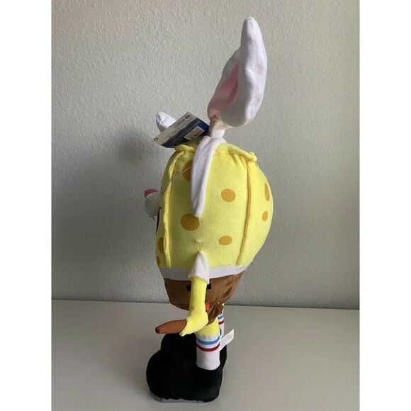Spongebob Squarepants Easter Bunny Greeter Nickelodeon Plush Large 29” NWT - Picture 7 of 12